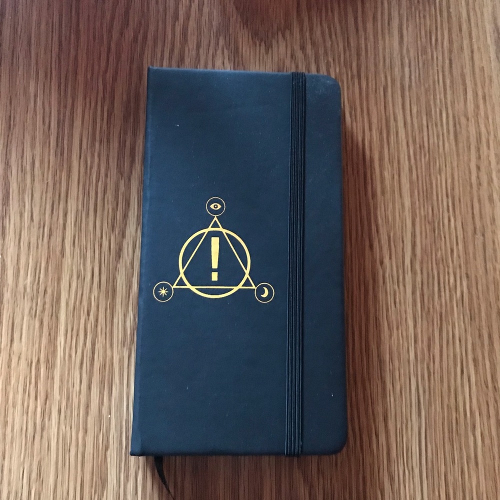 Panic at the disco concert notebook